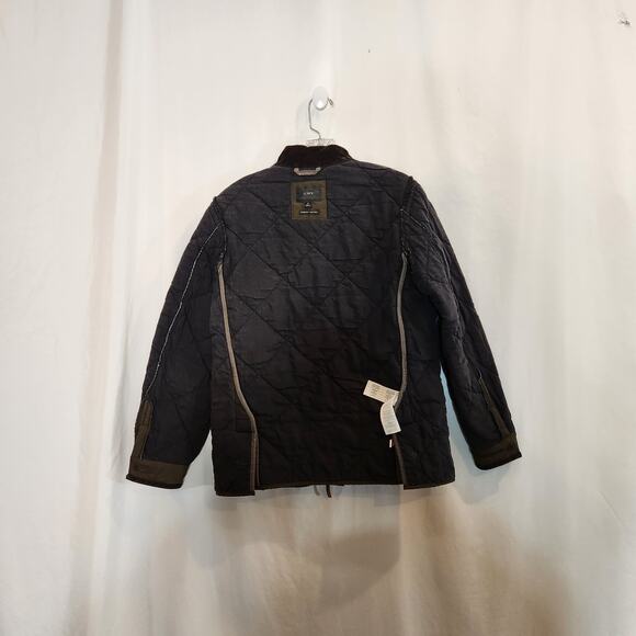 J CREW SUSSEX JACKET Mens S Re Imagined Prima LOFT Green Brown Quilted Corduroy - Picture 11 of 12